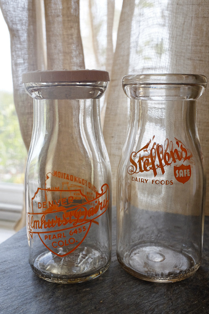 Vintage milk bottle