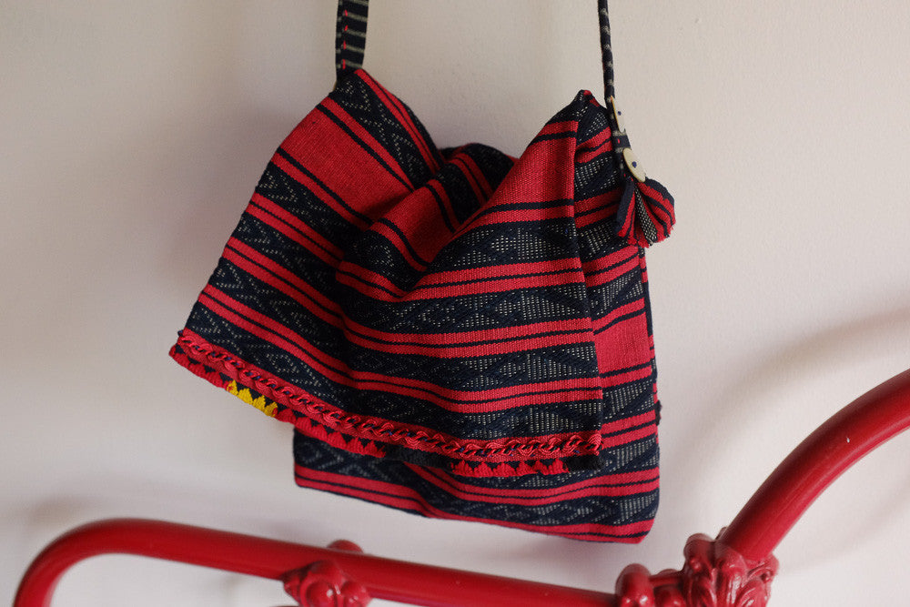 Isabella's woven mini-bag