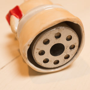 Vintage ceramic piggy salt and pepper shakers
