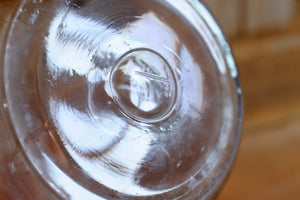 Vintage purple glass jar 