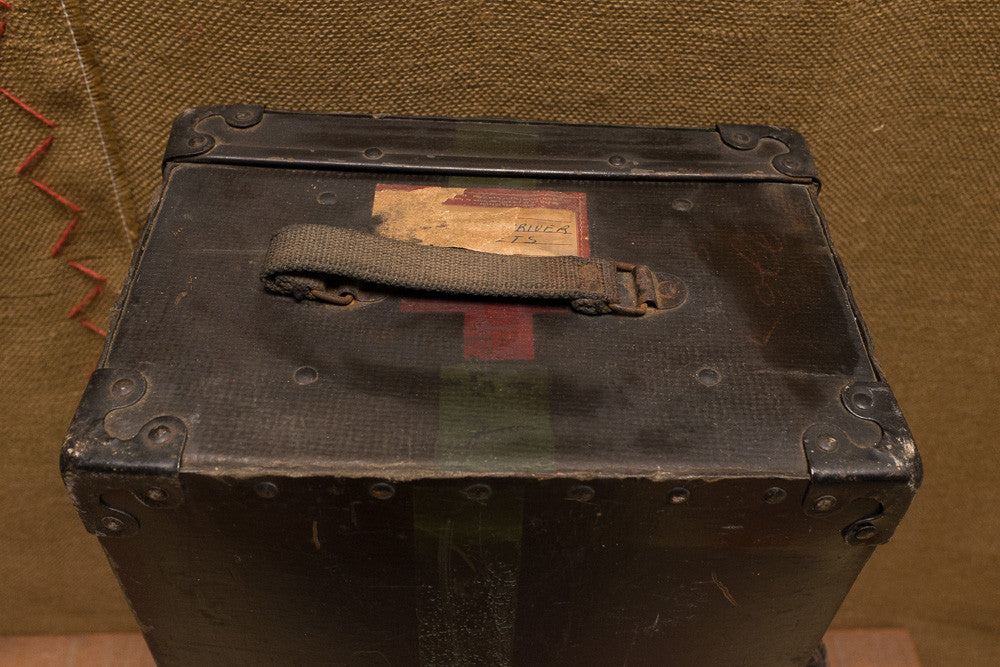 Vintage American Red Cross suitcase 