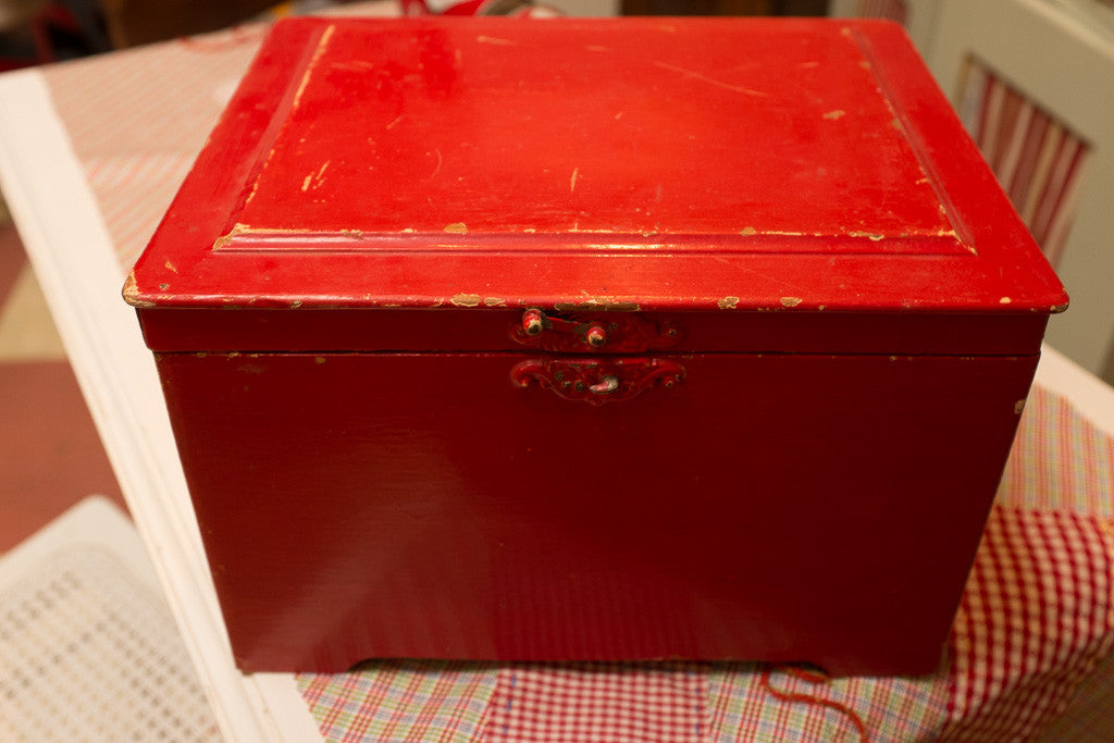 Vintage tackle box