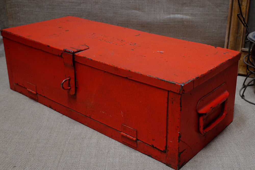 Hillary's red tool box