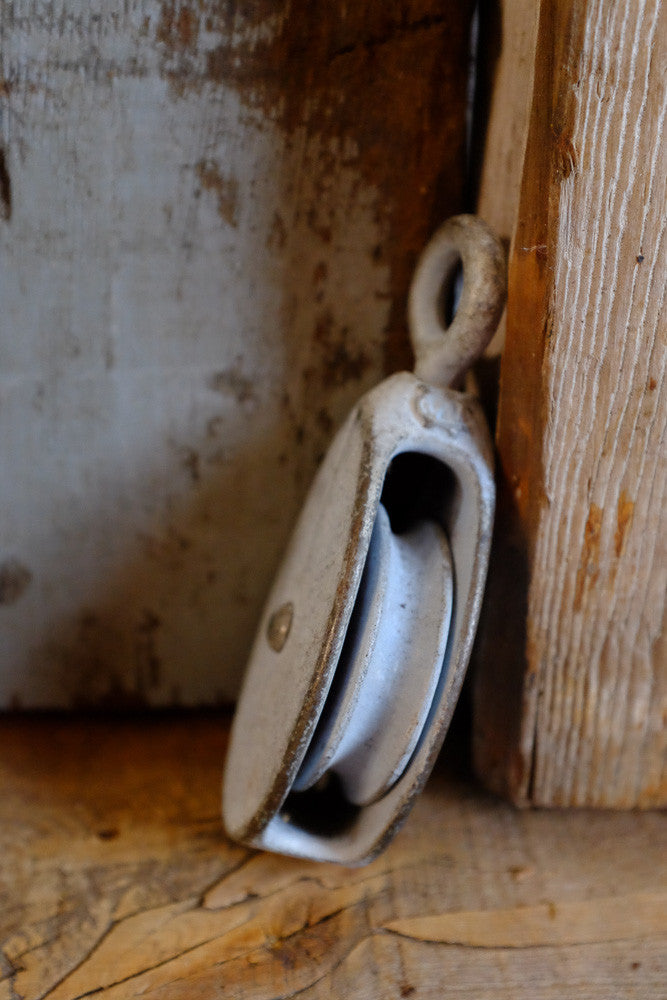 Vintage nautical pulley