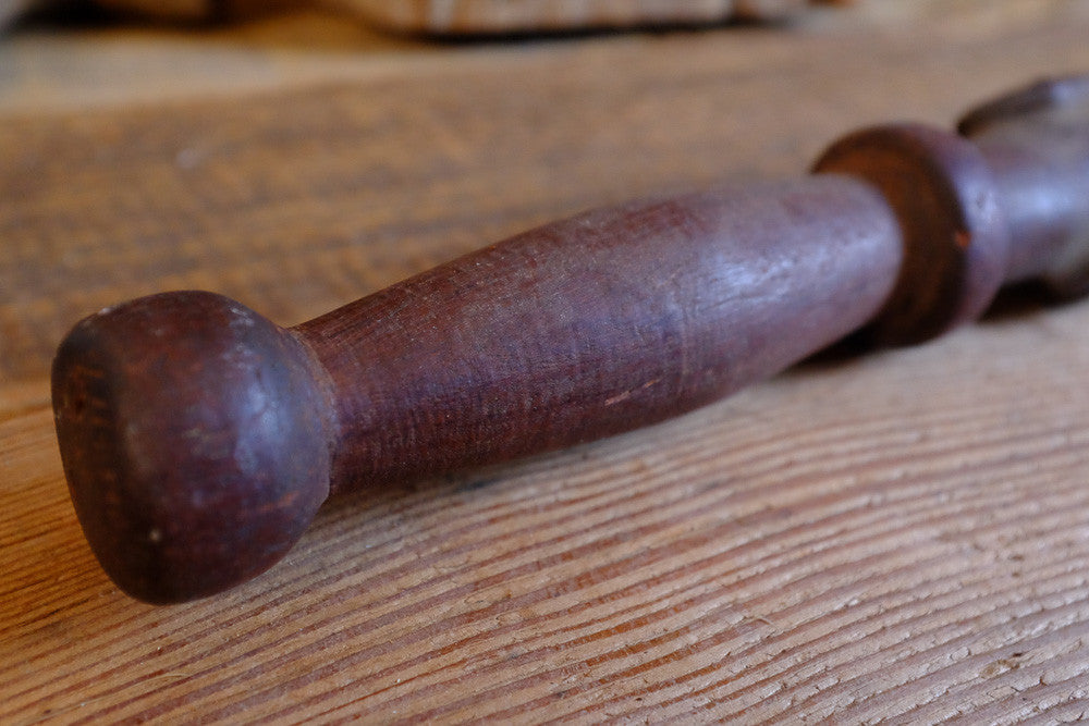 Handmade snake carved wood cane 