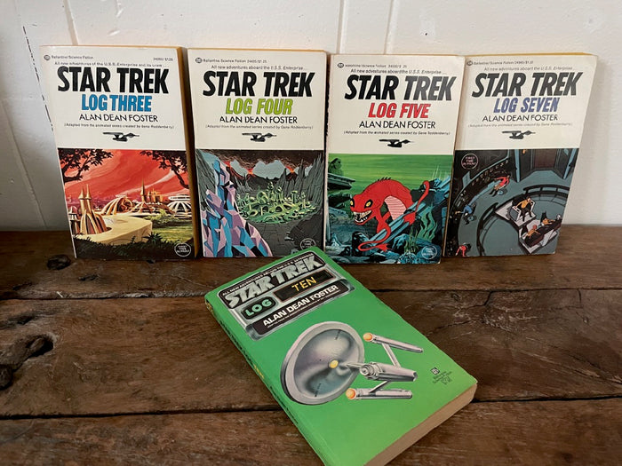 Kirk's Star Trek paper backs