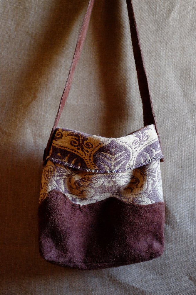  Handmade tapestry beach combing bag