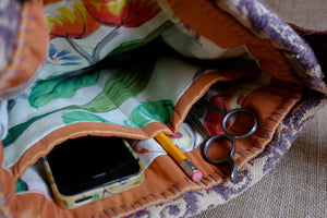  Handmade tapestry beach combing bag
