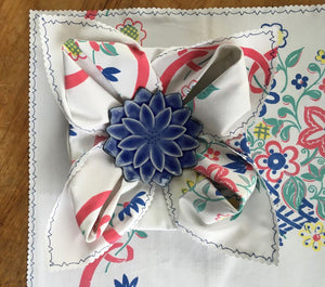 Vintage floral napkins